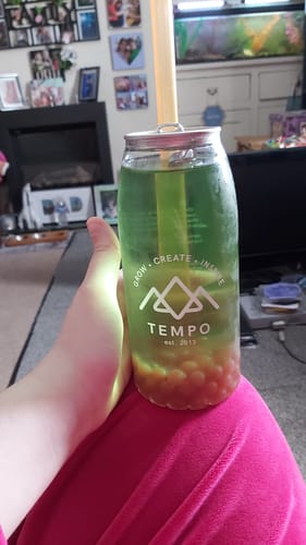 Customer photo review of Bubble Tea Cans | Build Your Own Boba Box (700ml) - 6 Pack