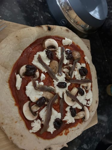 Customer photo review of Sourdough Pizza Bases