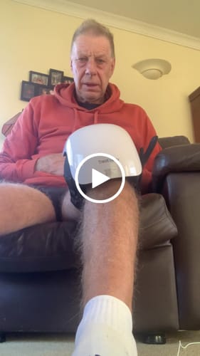 Customer video review of Treatmedy™ 4-in-1 Knee Massager - Natural Knee Pain Relief