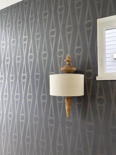 Customer photo review of Antonina Vella AB3014 Henlein Charcoal Wallpaper