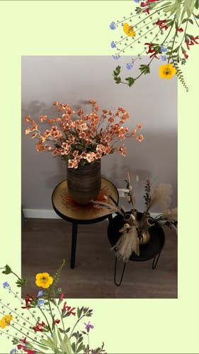 undefined review of Zijden Wax Bloemen - Omber (10 stengels) image 1 out of 1