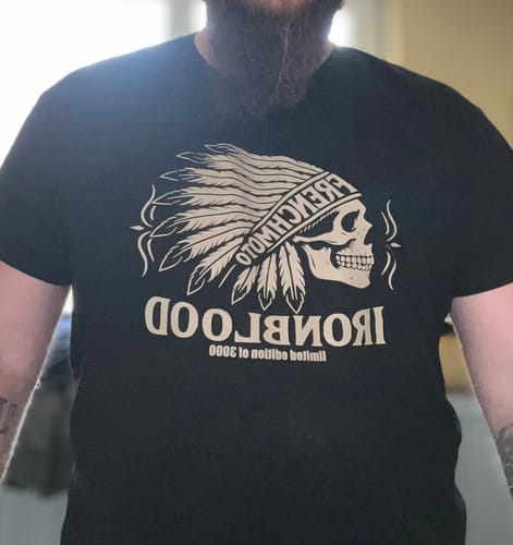 Customer photo review of T-SHIRT IRON BLOOD