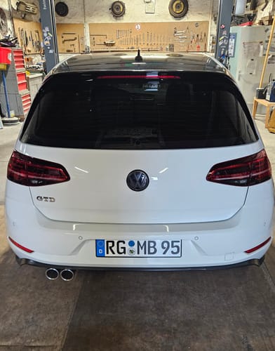 Customer photo review of Heckwischer Echtglas Stopfen | VW Volkswagen