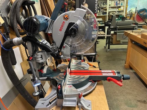 Customer photo review of DIY Kit for Bosch Axial Glide Dust Collection Chute (3D Print Your Own!)