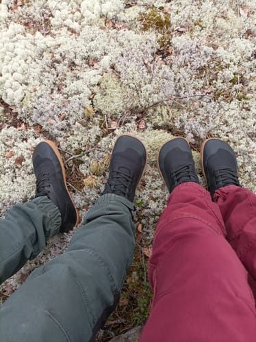 Customer photo review of Vaistoa Tuohi -paljasjalkaretkeilykengät