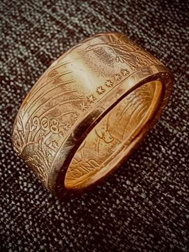 Customer photo review of 1 oz Pre-1933 Gold Eagle Coin Ring