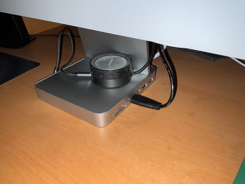Customer photo review of PULWTOP 11 in 1 USB C Hub for iMac 24 inch 2021 2023 2024 USB Hub Docking Station Support M.2 SSD (NOT Included), iMac M1 M3 M4 Accessories, 4K HDMI, 2.5G Ethernet, 5 USB A/C 3.2 10Gbps, SD/TF, Silver