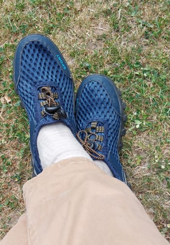 Customer photo review of Outdoor Contact 2.0® Barefoot shoes