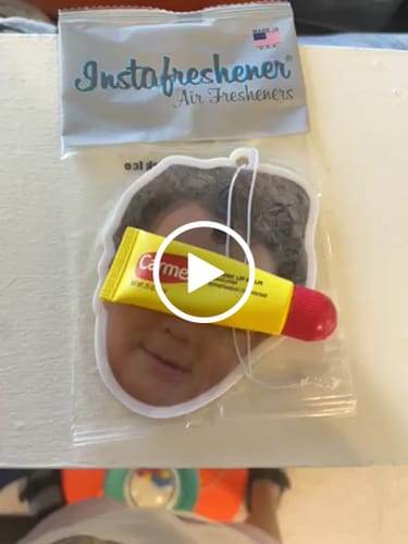 Customer video review of Custom Shape Air Freshener