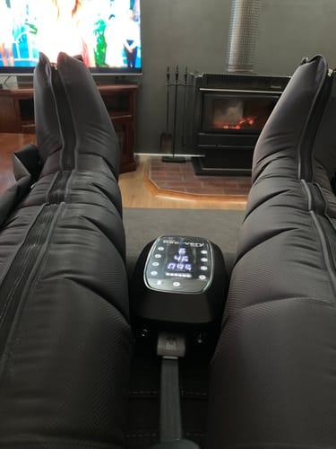 Customer photo review of RECHARGEABLE 6 Chamber Compression Boots 3.0