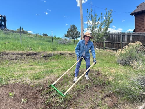 Customer photo review of The Wren Treadlite Broadfork