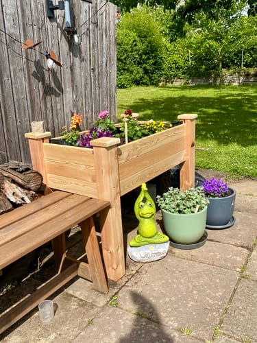 undefined review of Hochbeet Windsor aus Lärchenholz für Balkon L 100 x B 60 x H 75 cm image 1 out of 1