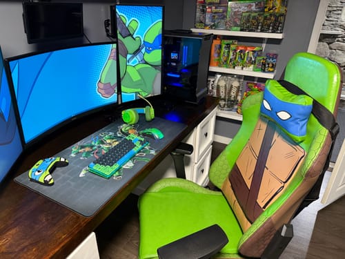 Customer photo review of Banshee K68 Magnetic Switch Keyboard - Teenage Mutant Ninja Turtles (4 Colors in 1)
