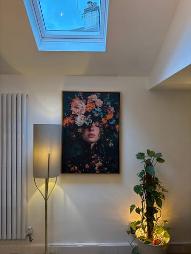 Customer photo review of Victorian Flowers Print