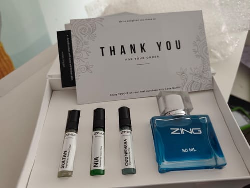 Customer photo review of Bleu De Zing