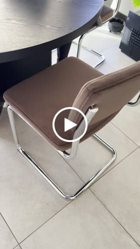 Customer video review of Silla Comedor Fontas Café