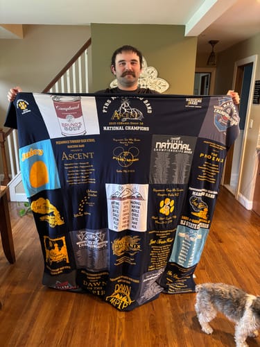 Customer photo review of Premium T Shirt Quilt