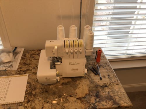 Customer photo review of Baby Lock Celebrate Serger (BLS1) with FREE Bundle