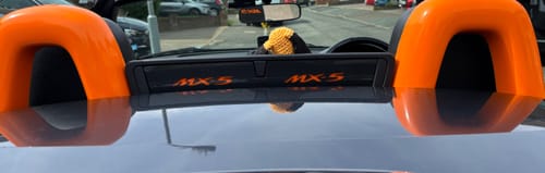 Customer photo review of Wind Deflector Insert - Mazda MX5/Miata Mk3/3.5/NC