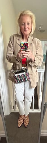 Customer photo review of Etesian Western Boot - Giraffe