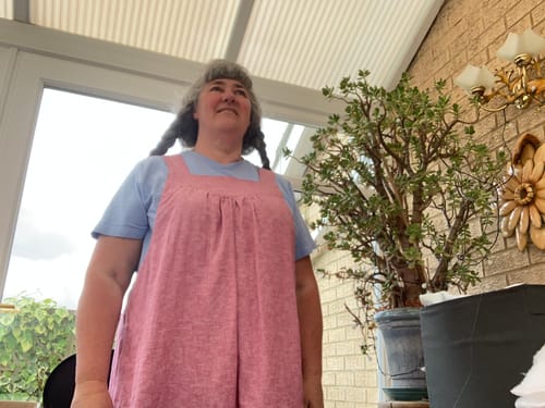 Customer photo review of Cotton Linen Fabric