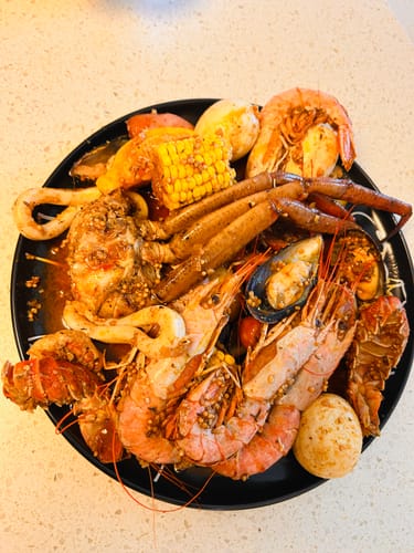 Customer photo review of Extra Lemon Butter Sauce