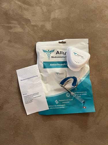 Customer photo review of All-in-One Anti-Schnarch-Schiene (Zahnschutz)
