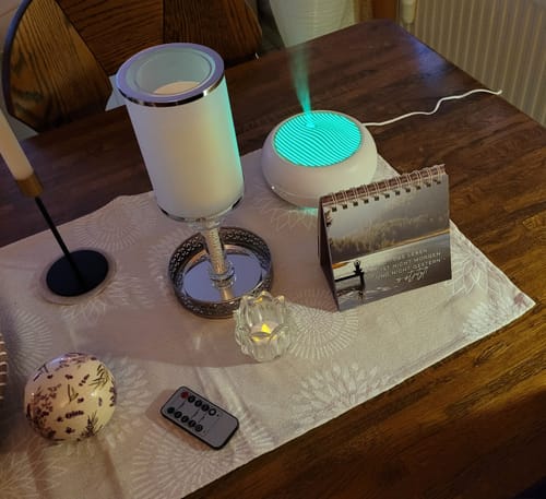 Customer photo review of Sakura Aroma Diffuser Weiß 250ml Smellacloud
