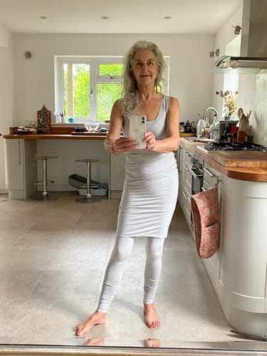 Catherine R. review of BAMBOO LONG LEGGINGS SILVER GREY image 1 out of 2