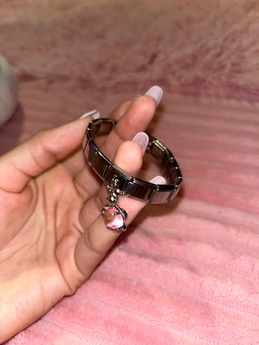 Customer photo review of Italian Bracelet Silver (18 Links)