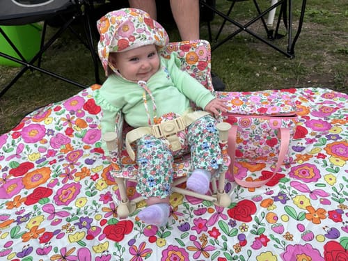 Customer photo review of Paloma picnic rug