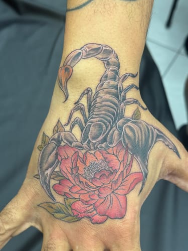 Customer photo review of Painless Tattoo Numbing Cream