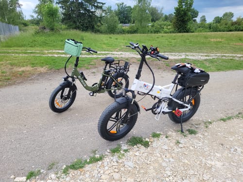 Customer photo review of Engwe L20 SE 250W 20" Foldable Electric Bike 561Wh Trekking Bike Step-through E-bike 36V 15.6Ah Battery