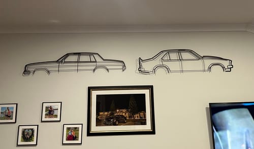 Customer photo review of Holden Torana SLR 5000 Metal Wall Art