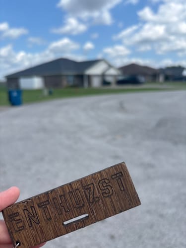 Customer photo review of RUSTIC KEYCHAIN