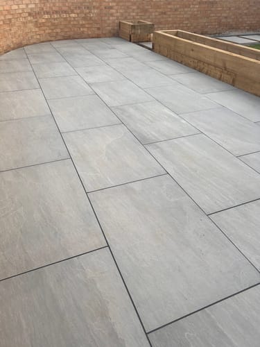 Customer photo review of Kandala - Grey Porcelain Paving Tiles - 900 x 600 x 20mm