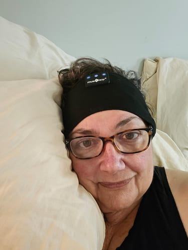 Customer photo review of CozyBand Wireless Headphones