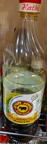 Customer photo review of Elephant Brand Hathi Marka Kacchi Ghani Mustard Oil