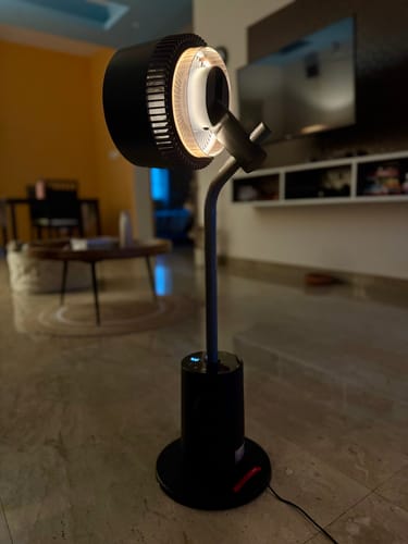 Customer photo review of NUUK HALO | 3D Air Circulation Fan with Mood Lamp