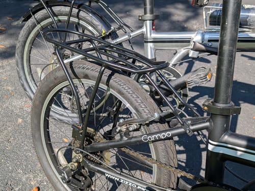 Customer photo review of Rear Rack