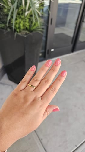 Customer photo review of 3mm Dome Wedding Band