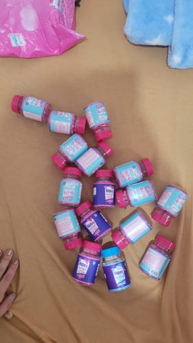 Customer photo review of Happy Hair 6 Potes + 6 Potes Grátis + 2 Colágenos + 1 Melatonina (Total 15 Potes)