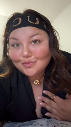 Customer photo review of P Triangle Earring