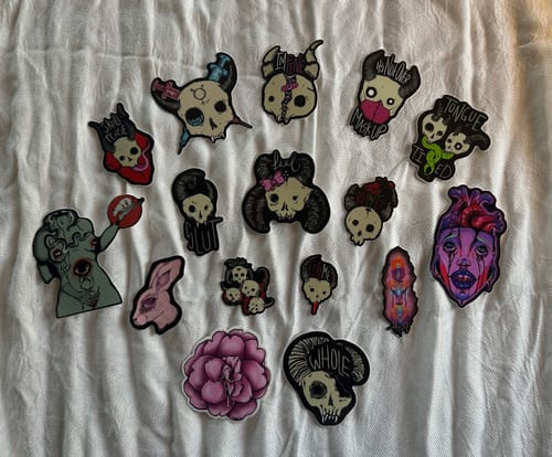 Customer photo review of Cut to Shape Stickers