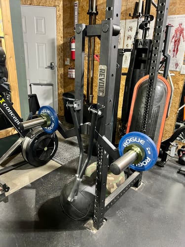 Customer photo review of Revolt Lateral Raise Attachment
