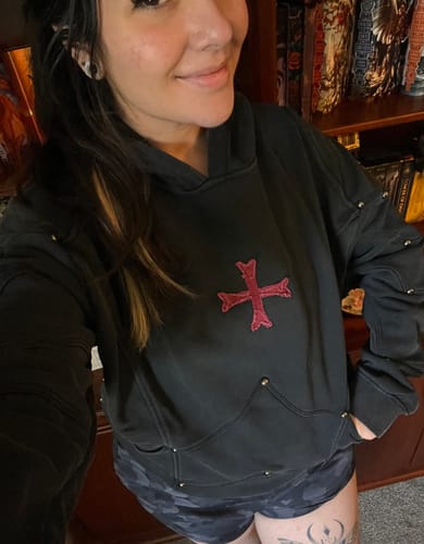Raquel W. review of Crusader Armor Hoodie image 1 out of 1