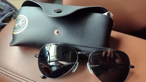 Customer photo review of Lentes De Sol Rb Piloto New Aviado Rb3625 Negro Negro