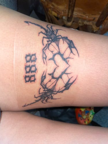 Customer photo review of Painless Tattoo Numbing Cream