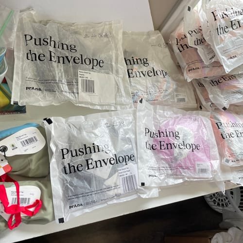 Customer photo review of prAna NWT/NWOT Men's Bottoms and Women's Swim Wholesale