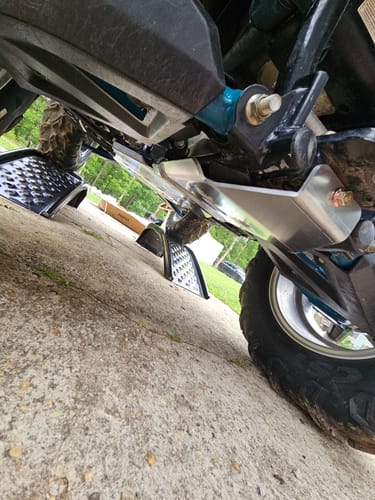 Customer photo review of Full Frame Skid Plate Kit — Kawasaki Brute Force 650/750 (2008+)